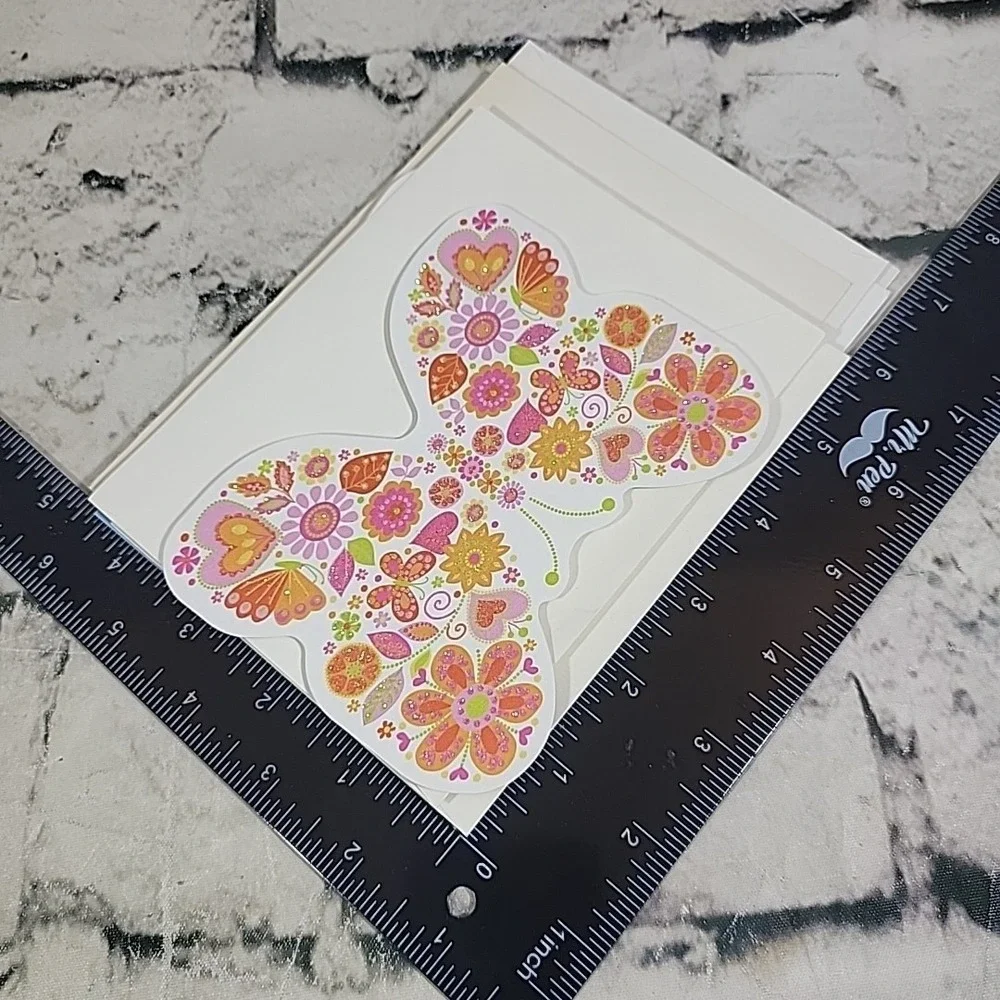 Greeting Cards Blank Inside Notecards Lot Of 6 Clowns Butterflies Victorian Tea
